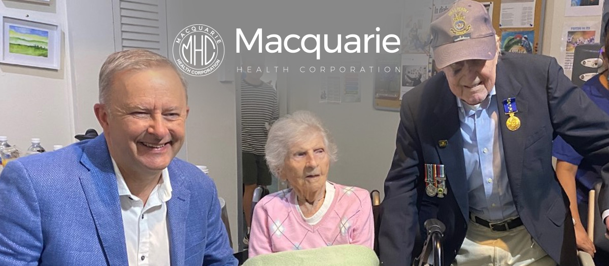MHC Proudly Hosts Prime Minister Anthony Albanese and WWII Veteran